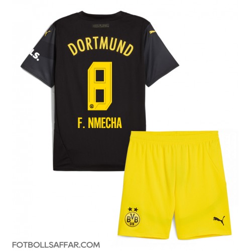 Borussia Dortmund Felix Nmecha #8 Bortadräkt Barn 2024-25 Kortärmad (+ Korta byxor)